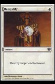 Magic the Gathering: 9th Edition (Base Set) card 13 Demystify