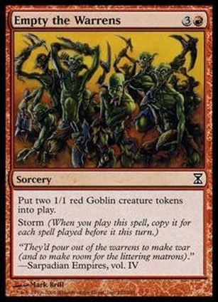 Magic the Gathering: Time Spiral (Base Set) card 152 Empty the Warrens