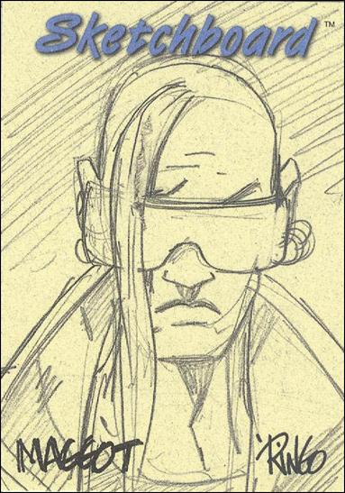 Marvel Creators Collection '98 (Sketchboard Subset) card 14-B Maggot (Yellow)