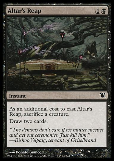 Magic the Gathering: Innistrad (Base Set) card 86 Altar's Reap