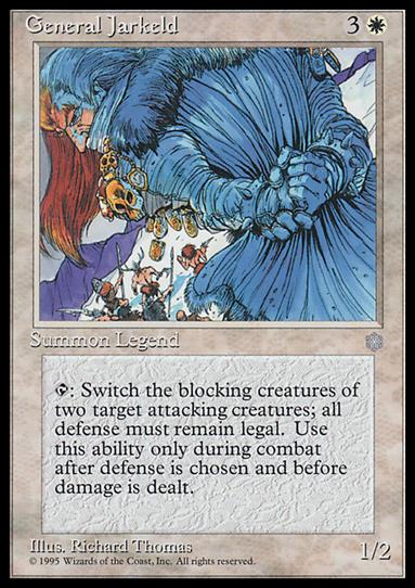 Magic the Gathering: Ice Age (Base Set) card 27 General Jarkeld