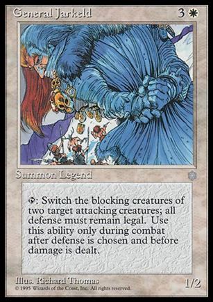 Magic the Gathering: Ice Age (Base Set) card 27 General Jarkeld