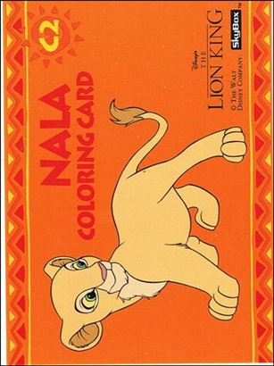 Lion King: Series 1 (Coloring Subset) card C2 Nala Coloring Card