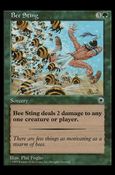 Magic the Gathering: Portal (Base Set) card 159 Bee Sting