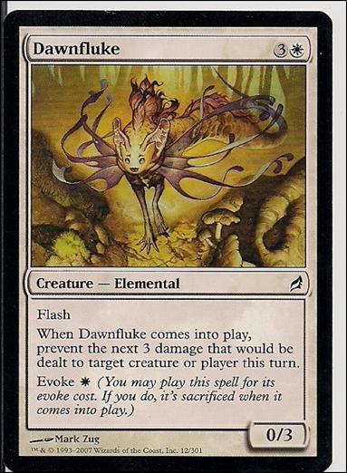 Magic the Gathering: Lorwyn (Base Set) card 12 Dawnfluke