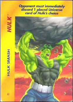 Marvel OverPower (Base Set) card nn112 Hulk: Hulk Smash