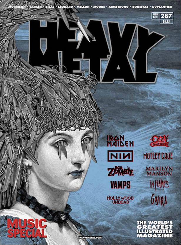 Heavy Metal issue 287-B Rob Jones Cover