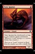Magic the Gathering: Conflux (Base Set) card 72 Toxic Iguanar