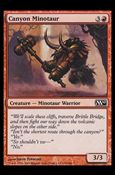 Magic the Gathering: 2010 Core Set (Base Set) card 130 Canyon Minotaur