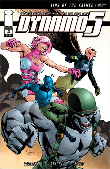 Dynamo 5: Sins of the Father issue 4 Mahmud A. Asrar Cover