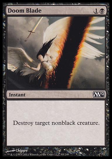 Magic the Gathering: 2012 Core Set (Base Set) card 95 Doom Blade