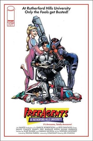 Free Agents (2024) issue 4-C Darick Robertson Homage Cover