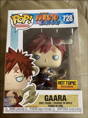 POP! Animation figure 728-B Gaara (Metallic)