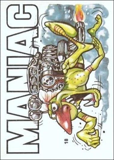 Fantastic Odd Rods: Series 2 (Base Set) card 18 Maniac