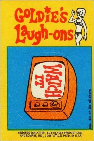 Laugh-In  (Sticker Set) card 10