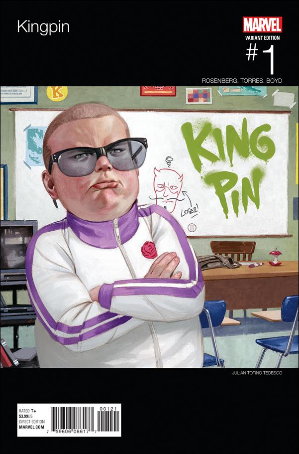 Kingpin (2017) issue 1-B Julian Totino Tedesco Hip Hop Cover