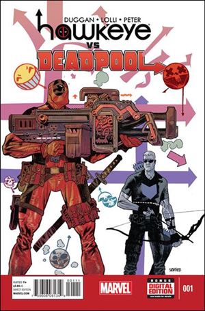 Hawkeye vs Deadpool issue 1 James Harren Cover