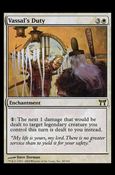 Magic the Gathering: Champions of Kamigawa (Base Set) card 48 Vassal's Duty