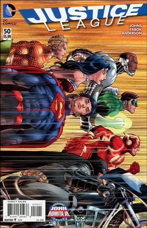 Justice League (2011) issue 50-B John Romita Jr. Cover