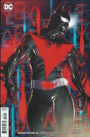 Batman Beyond (2016) issue 34-B Kaare Andrews Cover