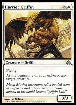 Magic the Gathering: Guildpact (Base Set) card 9 Harrier Griffin