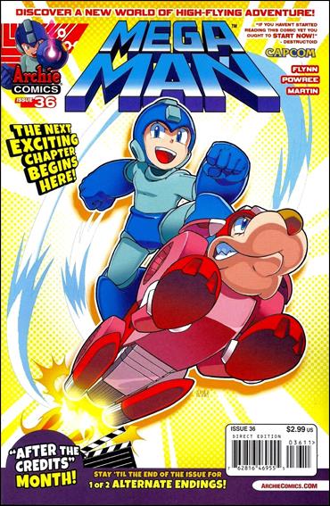 Mega Man issue 36 Patrick "Spaz" Spaziante Cover