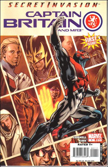 Captain Britain and MI13 issue 1 Bryan Hitch Cover
