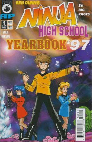 Ninja High School Yearbook (1989) issue 9 Star Trek Parody Cover