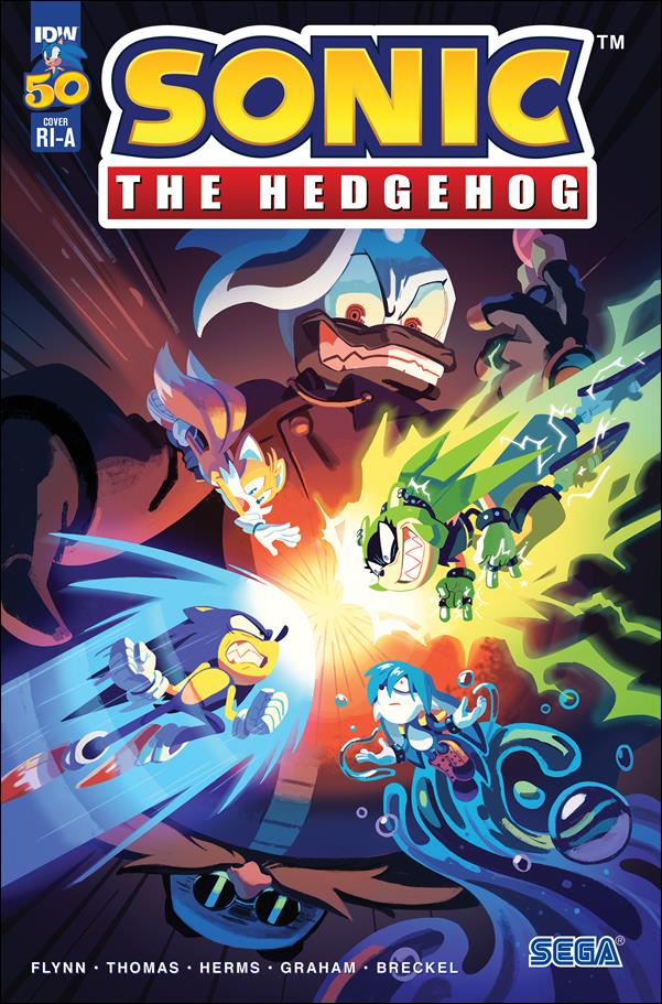 Sonic the Hedgehog (2018) issue 50-G Nathalie Fourdraine 1:10 Cover