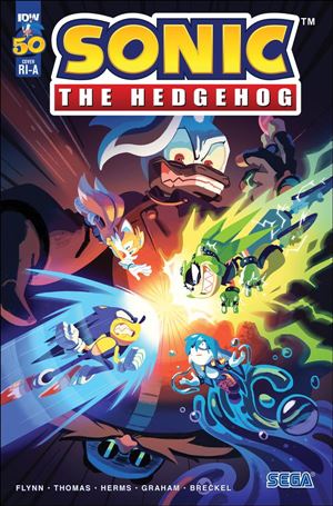 Sonic the Hedgehog (2018) issue 50-G Nathalie Fourdraine 1:10 Cover