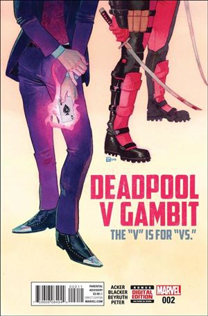 Deadpool v Gambit issue 2 Kevin Wada Cover