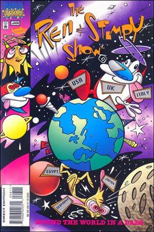 Ren & Stimpy Show Special: Around the World in a Daze Cover Image 1