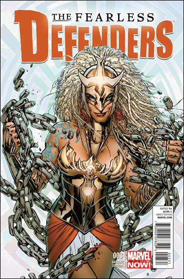 Fearless Defenders issue 3-B Phil Jimenez 1:50 Cover