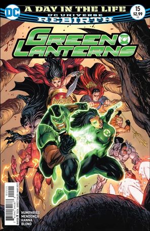 Green Lanterns issue 15 Tyler Kirkham Cover
