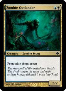 Magic the Gathering: Conflux (Base Set) card 133 Zombie Outlander