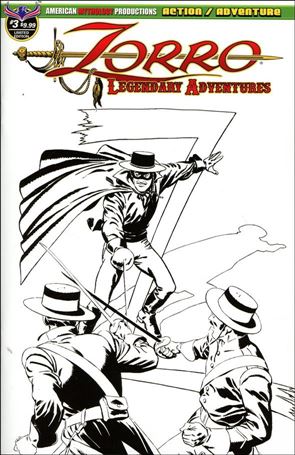 Zorro: Legendary Adventures issue 3-B Blazing Blades Limited Edition 1/350