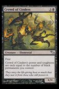 Magic the Gathering: Shadowmoor (Base Set) card 63 Crowd of Cinders