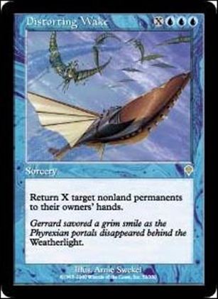 Magic the Gathering: Invasion (Base Set) card 52 Distorting Wake
