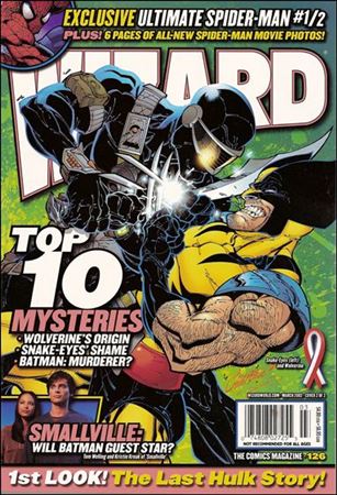 Wizard: The Comics Magazine issue 126-B J. Scott Campbell Snake-Eyes and Wolverine Cover