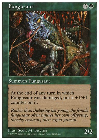 Magic the Gathering: 5th Edition (Base Set) card 296 Fungusaur
