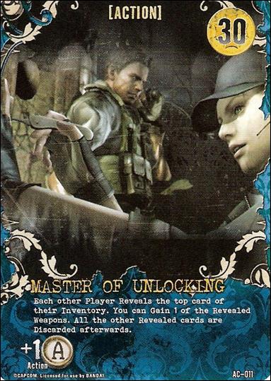 Resident Evil (Base Set) card AC-011 Master of Unlocking