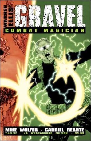 Gravel: Combat Magician issue 4-B Wraparound Cover