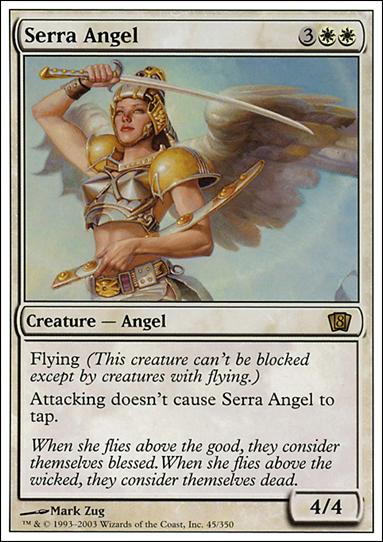Magic the Gathering: 8th Edition (Base Set) card 45 Serra Angel