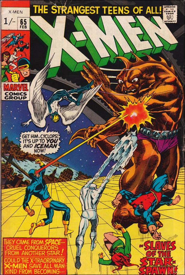 X-Men (1963) issue 65-B UK Price Cover