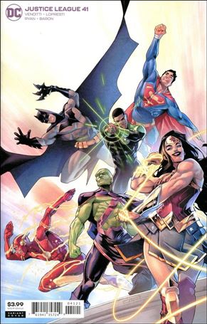 Justice League (2018) issue 41-B Jamal Campbell Cover