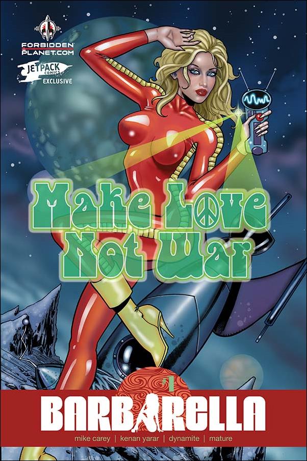 Barbarella (2017) issue 1-S Jim Balent Jetpack/Forbidden Planet Cover