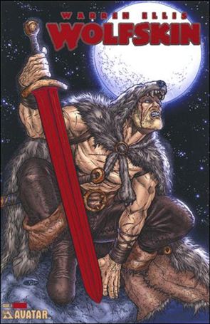 Warren Ellis Wolfskin issue 1-G Blood Red Con Foil Cover 1/750