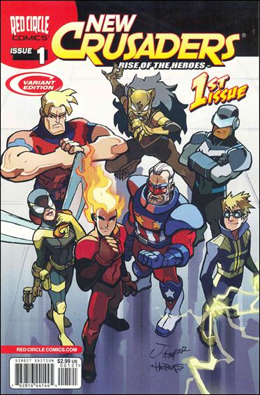 New Crusaders: Rise of the Heroes issue 1-D Ryan Jampole Cover