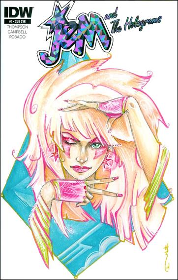 Jem and the Holograms issue 1-F Sara Richard Subscription Cover