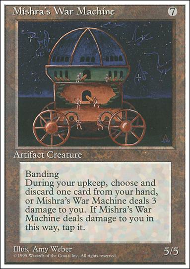Magic the Gathering: 4th Edition (Base Set) card 337 Mishra's War Machine